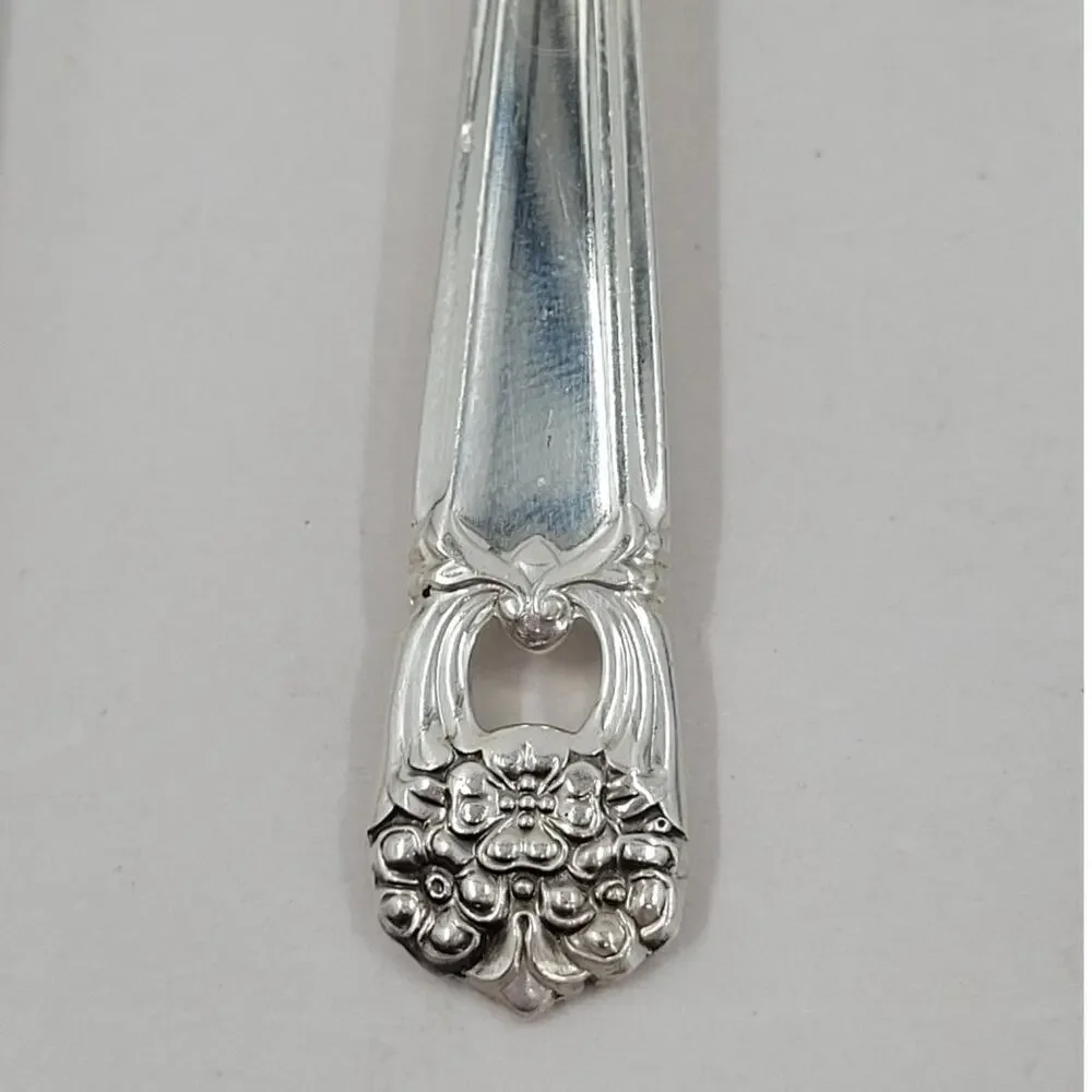 Rogers Brothers‎ Silver Plate Eternally Yours Coquette 4 Teaspoons